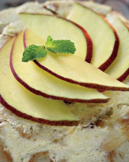 Рецепт мексиканской ванильной шарлотки с манго