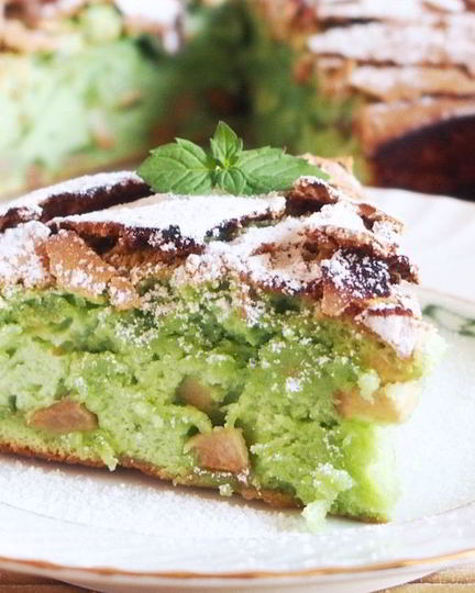 Рецепт мятной шарлотки