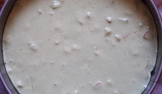 мятная шарлотка