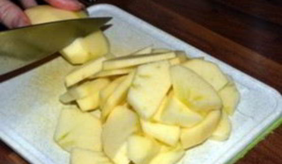 постная шарлотка