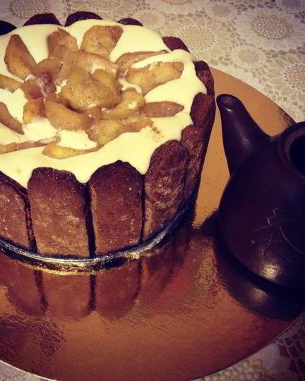 Рецепт шарлотки из имбирных пряников