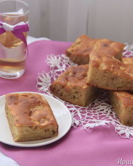 Рецепт шарлотки на кефире