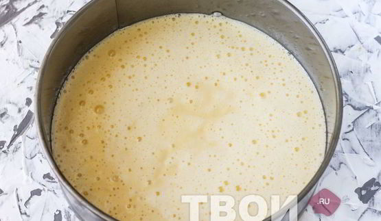 шарлотка с бананами