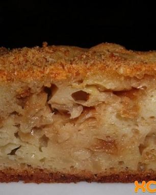 Шарлотка с капустой