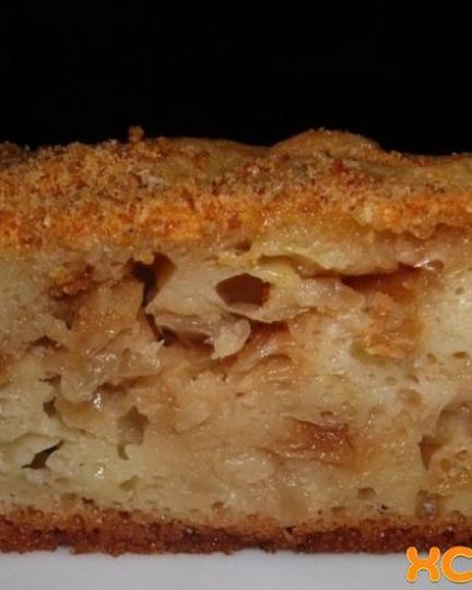 Рецепт шарлотки с капустой