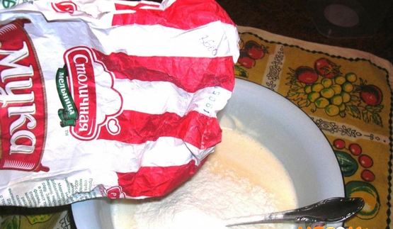 шарлотка с капустой