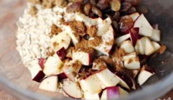 шарлотка с овсянкой