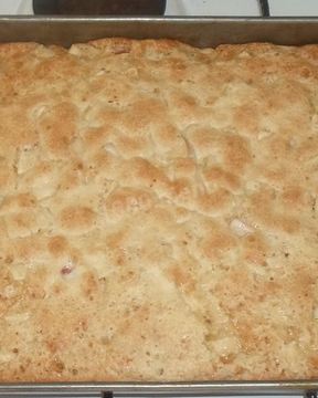 Шарлотка с шоколадным кремом