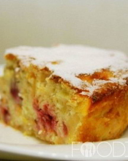 Рецепт шарлотки с вишней