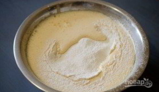 шарлотка с яблоками