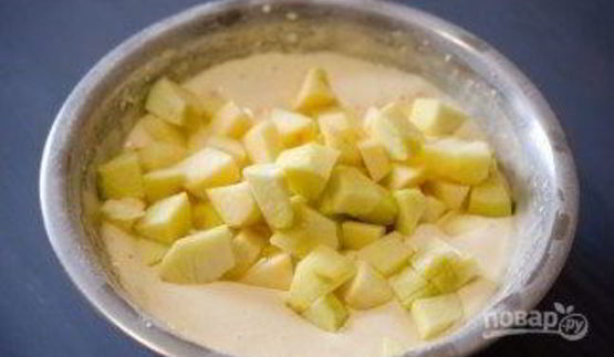 шарлотка с яблоками