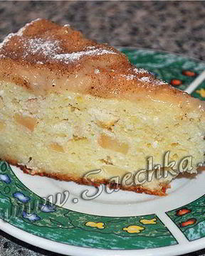 Творожная шарлотка