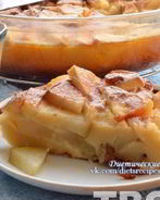 Творожно-яблочная шарлотка