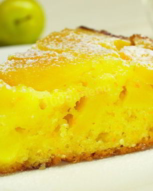 Яблочная шарлотка с цедрой