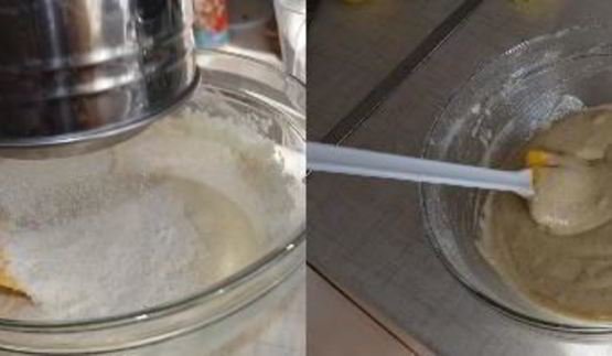 яблочно-сливовая нешарлотка