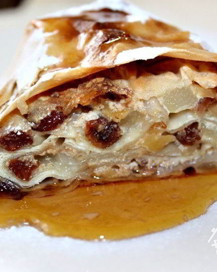 Рецепт грушева-творожного штрудель