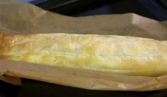 овощной штрудель с фасолью и паприкой