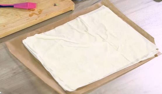 овощной штрудель с фасолью и паприкой