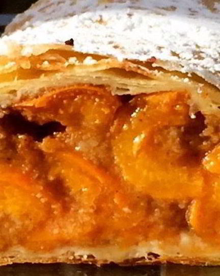 Рецепт штруделя с абрикосами