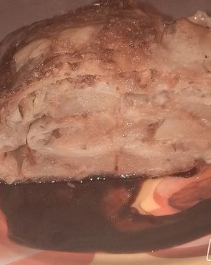 Штрудель с франжипани и айвой