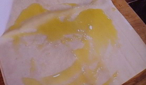 штрудель с курино-манговой начинкой