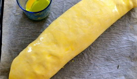 штрудель с мясом