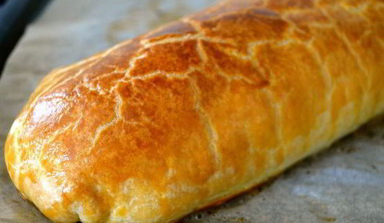 штрудель с мясом