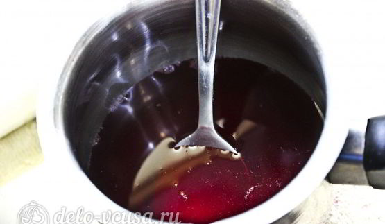 штрудель с вишней из слоеного теста