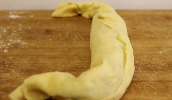 штрудель с яблоками