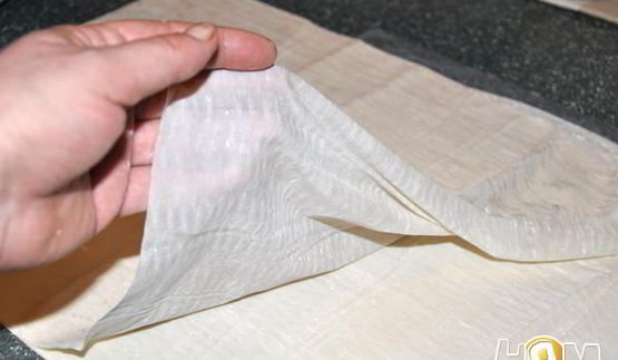 штрудель с яблоком и корицей под кремом англес