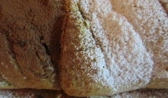 штрудель яблочный с изюмом и малиной