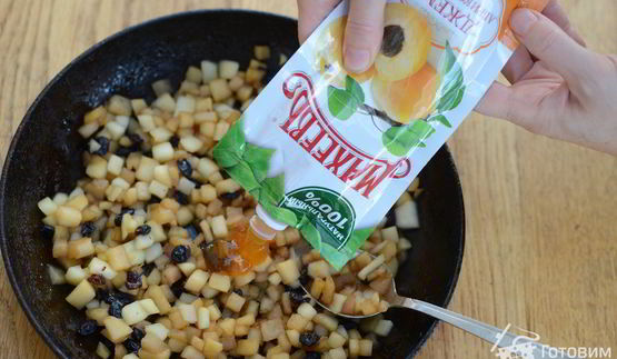 яблочный штрудель из лаваша