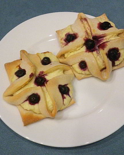 Рецепт слоеной выпечки с творожной начинкой