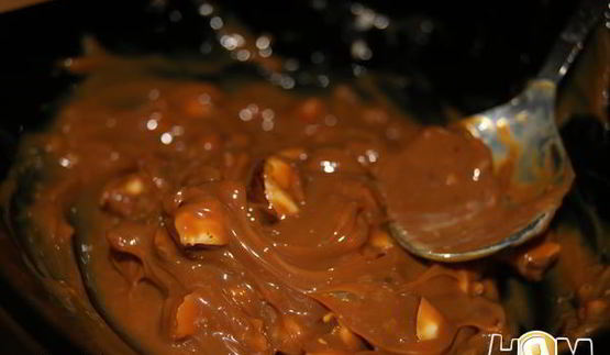 слоеные трубочки с вареной сгущенкой и орехами