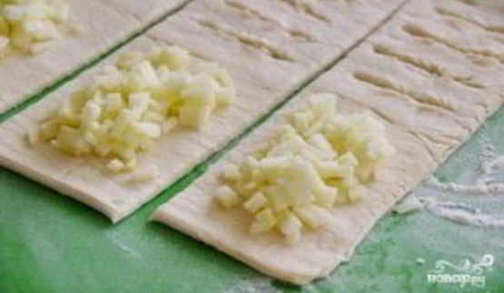 слойки из готового слоеного теста