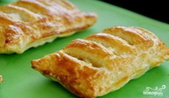 слойки из готового слоеного теста