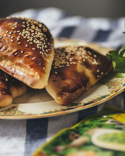 Рецепт слоек с фетой и шпинатом