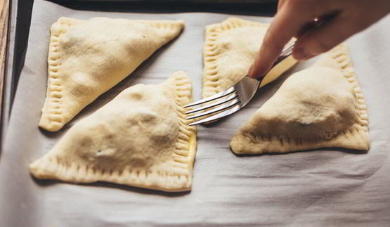 слойки с фетой и шпинатом