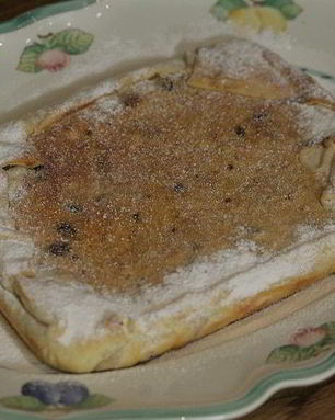 Лимонный творожник с изюмом