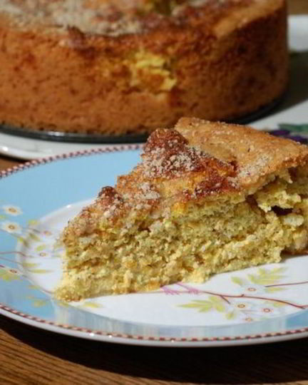 Рецепт морковна-миндального творожник