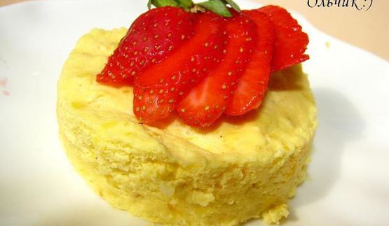 сырник с курагой на пару