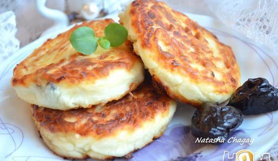 сырники с черносливом
