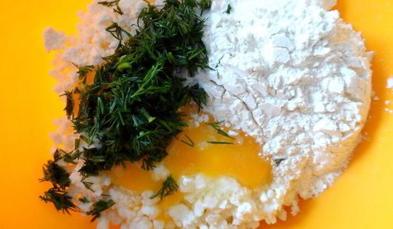 сырники с укропом