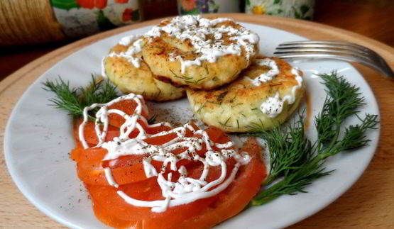 сырники с укропом