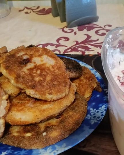 Рецепт сырников с ягодами