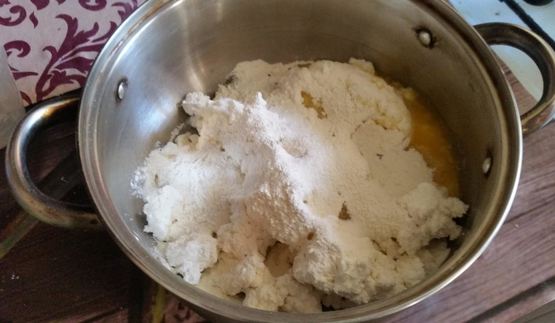 сырники с ягодами