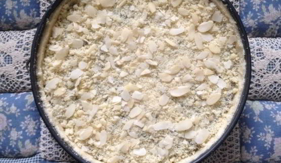 творожник с маком и миндалем