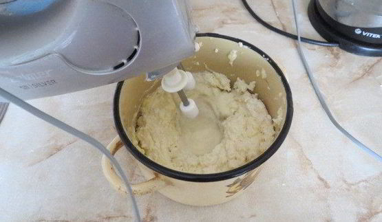 творожник с виноградом