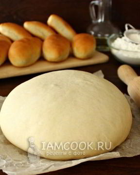 Быстрое дрожжевое тесто на воде на пирожки