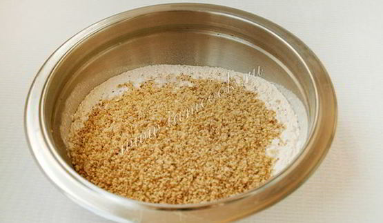 песочное ореховое тесто